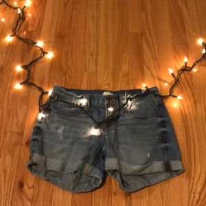 🍉j. crew distressed jean shorts🍉